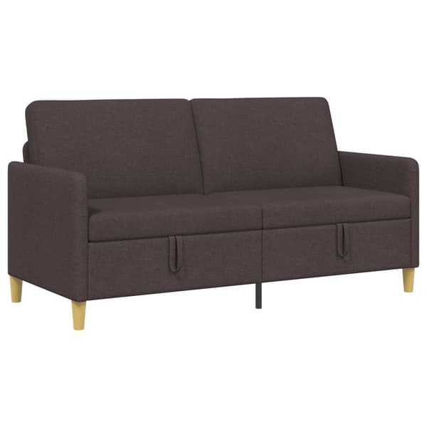 Soffa med förvaring Mörkbrun 172 x 78 x 87 cm Polyester