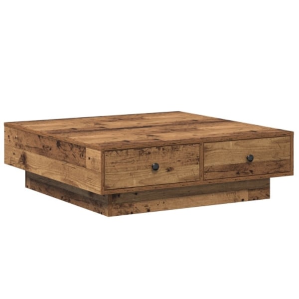 kaffe bord Gammalt trä Återvunnet trä 90 x 90 x 28 cm