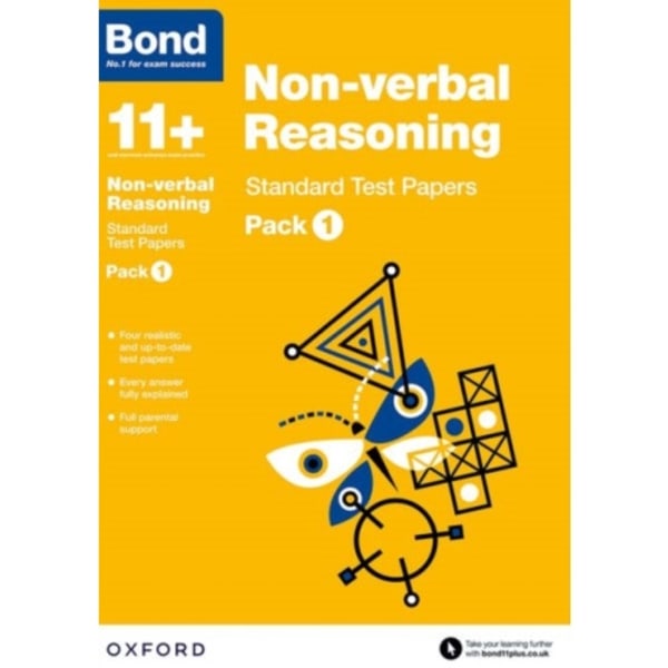 Bond 11+: Non-verbal Reasoning: Standard Test Papers: Ready for the 2025 exam (häftad, eng)