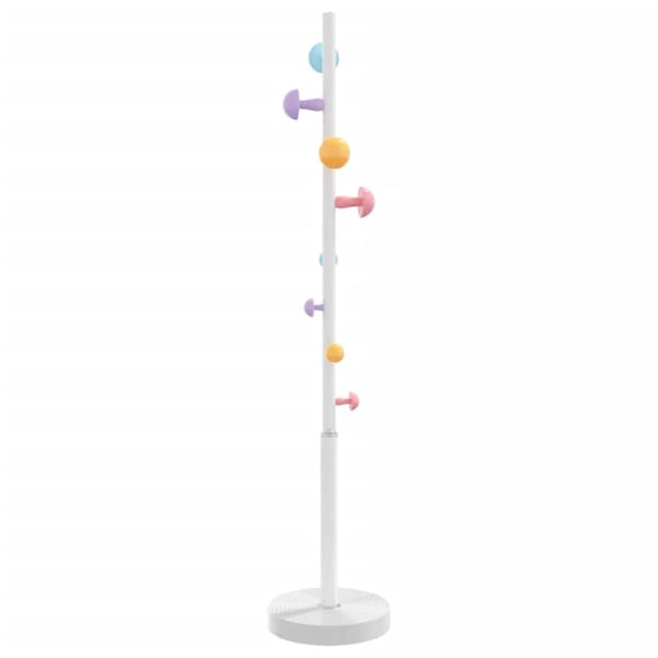 Klädställning vit 172 cm pulverlackerat järn