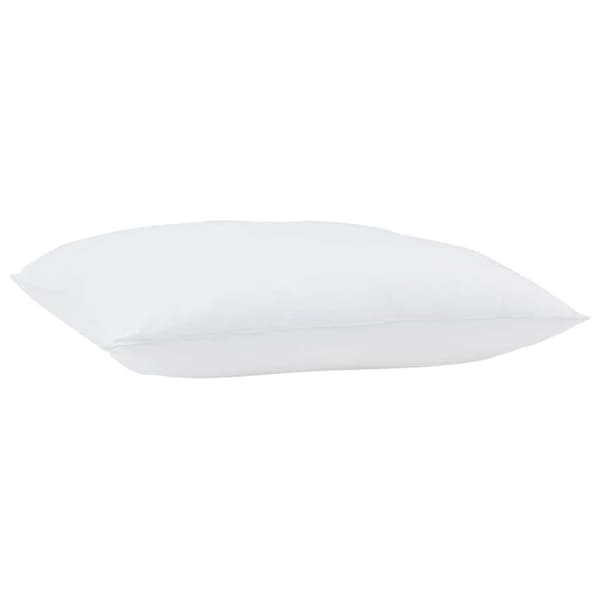 Duntäcke med kudde 2 pcs Vit Mikrofiber