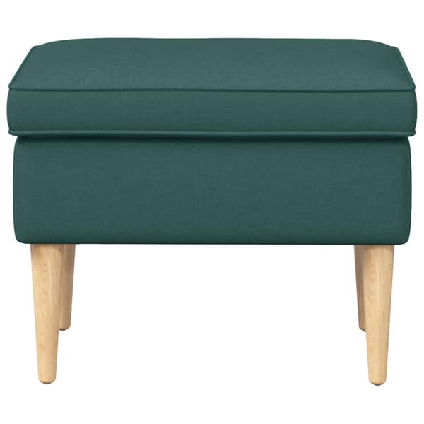Fotpall Mörkgrön 55 x 35 x 41 cm Polyester