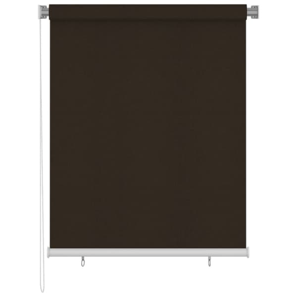 Rullgardin utomhus 120x140 cm brun