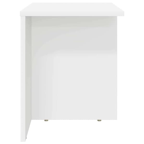 Sidobord Vit 37 x 32 x 40 cm Konstruerat trä