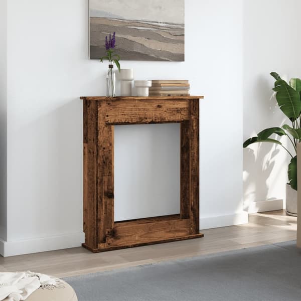 Spiselkrans åldrat trä 75x20x87,5 cm konstruerat trä