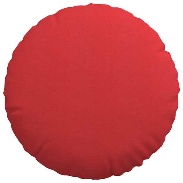 Sittkuddar 2 pcs Röd Ø60 x 21 cm tyg