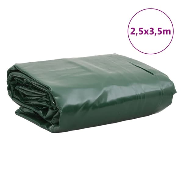 Presenning grön 2,5x3,5 m 650 g/m²