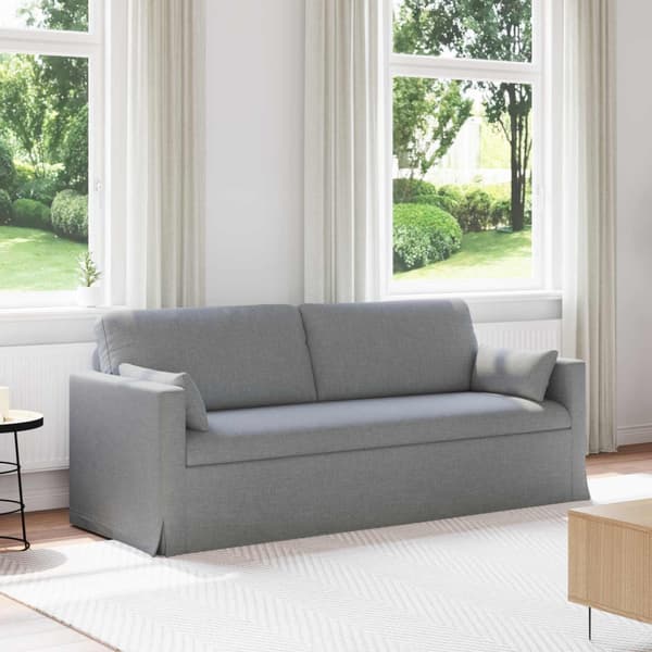 Soffa Ljusgrå 78 x 78 x 80 cm tyg