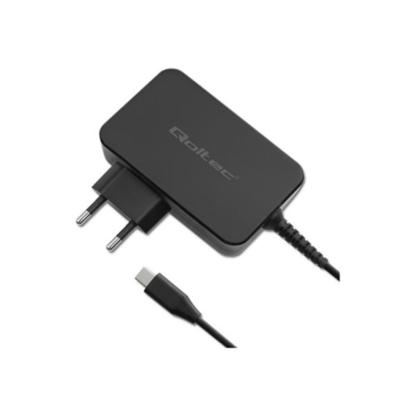 Qoltec GaN POWER PRO - USB-C strömadapter - 3-5A, 5-20V - 100 Watt