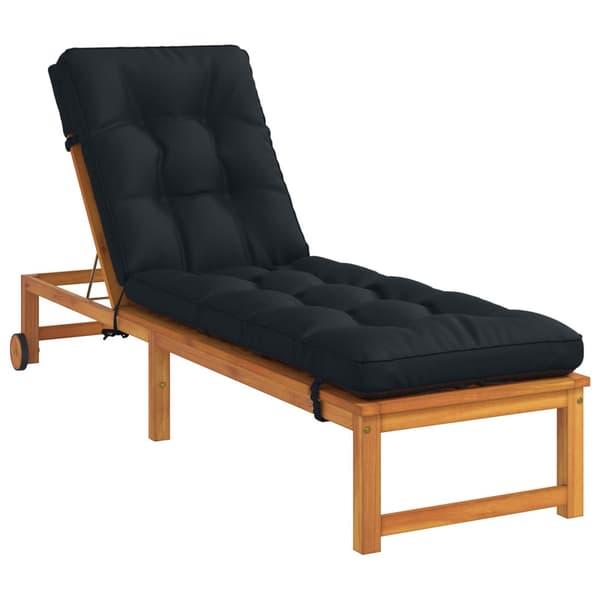 Solstol Kudde VIANEN 100% Polyester Mörkblå 200 x 60 x 8 cm