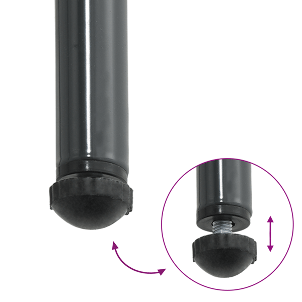 Trädgårdsmöbelset 3 pcs Svart och Anthracit konstrotting