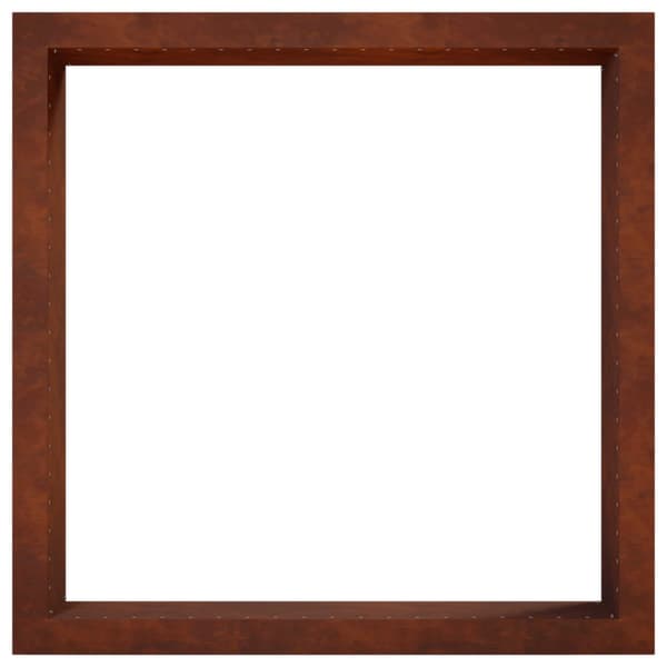Eldstad ring Rostig 100 x 100 x 25 cm Väderbeständig stål