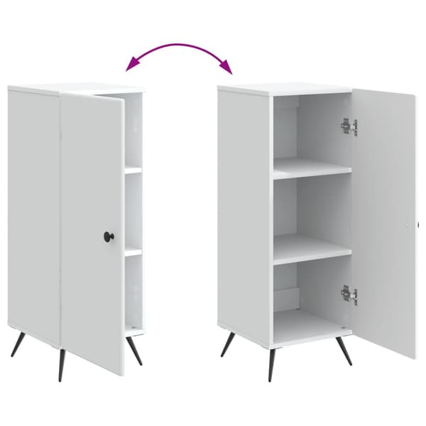 Sideboard Vit 33 x 34,5 x 90 cm Konstruerat trä