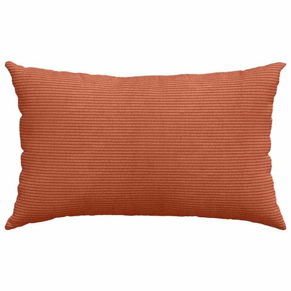 Sofakuddar 2 pcs Röd orange 50 x 30 cm Kordread tyg