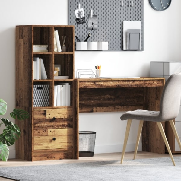 Skrivbord med förvaring Gamla trädet MDF