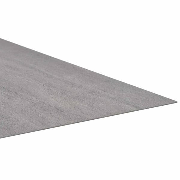 Golvplankor 55 pcs Grå 5,11 m² PVC