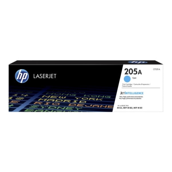 HP 205A - cyan - original - LaserJet - tonerkassett (CF531A)