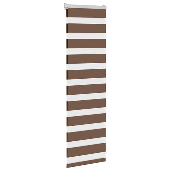 Rullgardin zebra brun 45x100 cm tyg bredd 40,9 cm polyester