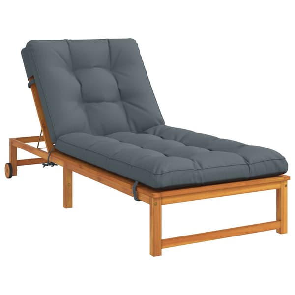 Solstol Kudde VIANEN 100% Polyester Blå 200 x 80 x 8 cm