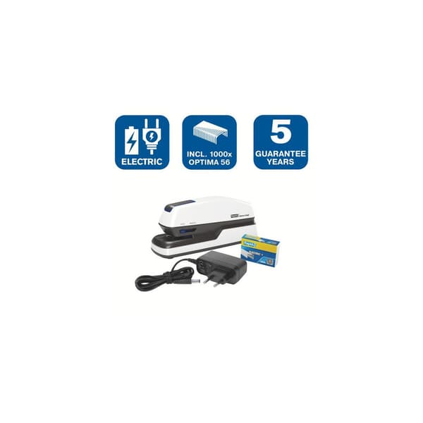 Elhäftare RAPID Optima Grip vit/svart