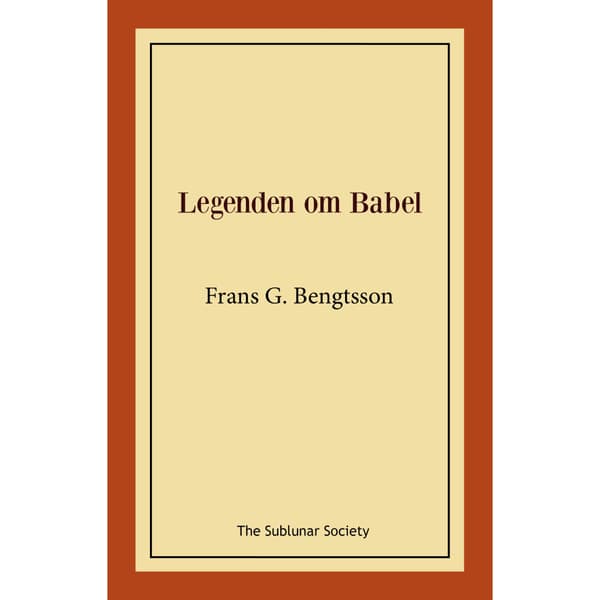Legenden om Babel (häftad)