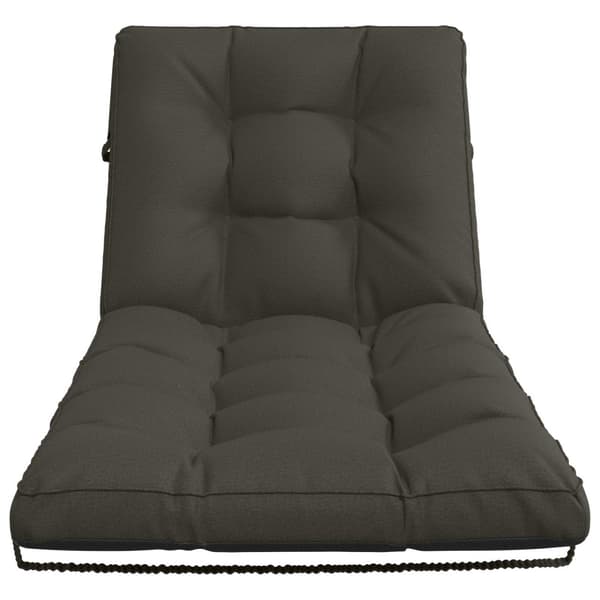 Solstol Kudde VIANEN 100% Polyester Antracit 200 x 80 x 8 cm