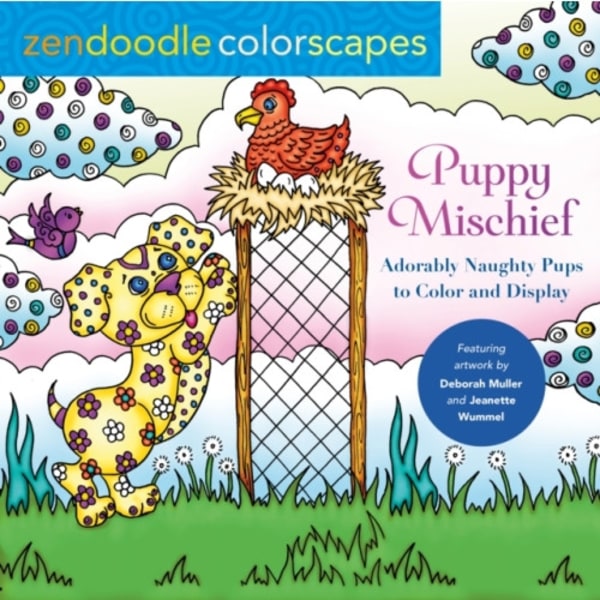 Zendoodle Colorscapes: Puppy Mischief (häftad, eng)