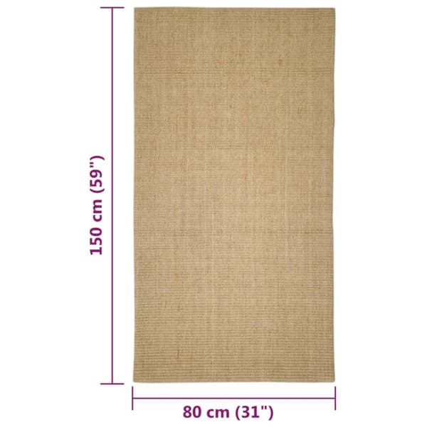 Sisalmatta för klösstolpe 80x150 cm