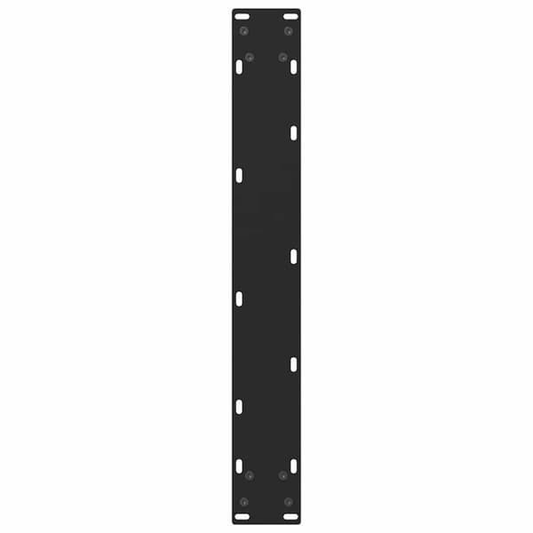 Barbordsben svarta 2 st 60x(100-101) cm stål