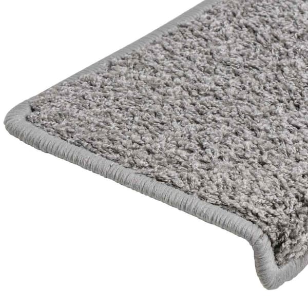 Trappmattor 20 st 65x21x4 cm grå rektangulär kant