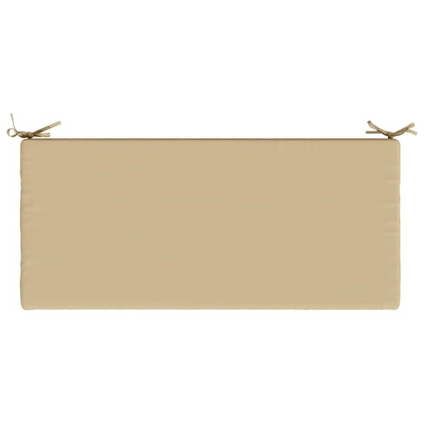 Bänk kudde SOEST 100% Polyester Beige 120 x 50 x 5 cm