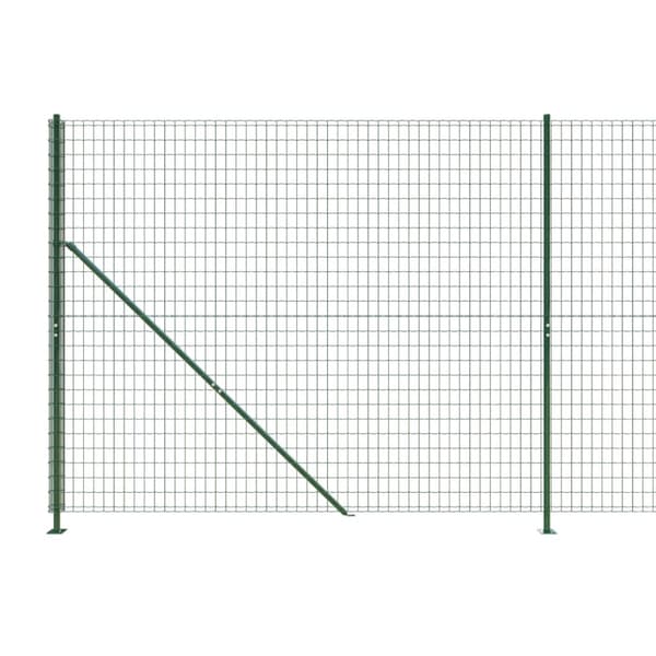 Stängsel med stolpsko grön 1,6x25 m