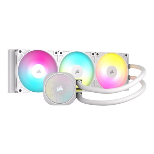 CORSAIR Nautilus 360 RS ARGB - kylsystem med vätska till processorn Vit