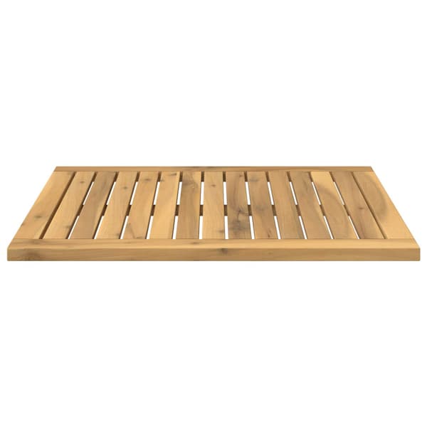 Bordsskiva 60,5 x 49 x 2 cm Rektangulär Massivt Akaciaträ Vit