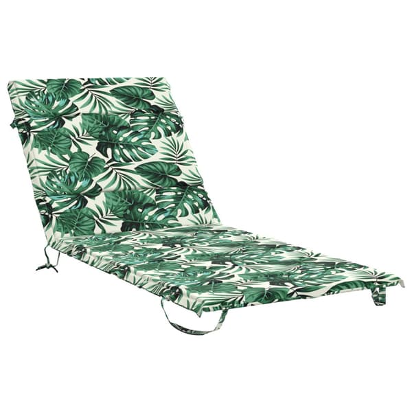 Solstol Kudde GEMERT 100% Polyester Bladmönster 200 x 70 x 3 cm