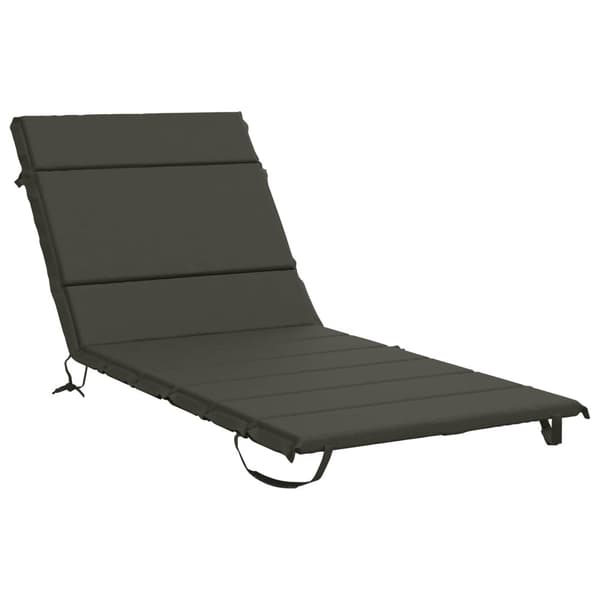 Solstol Kudde GEMERT 100% Polyester Antracit 200 x 80 x 3 cm