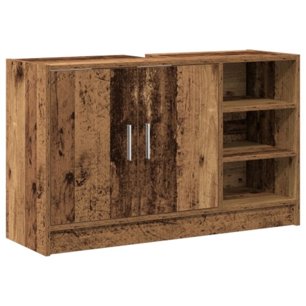 Diskbänksskåp Gammalt Trä 90x29x55 cm Konstruerat Trä