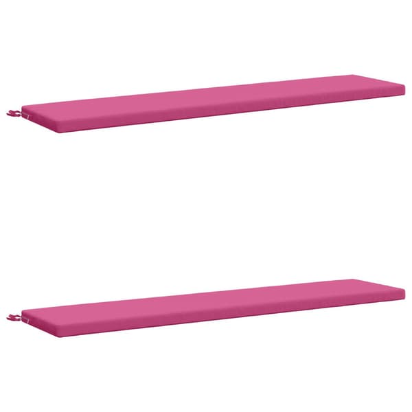2-delade Bänk Kuddar SOEST 2 st 100% Polyester Rosa