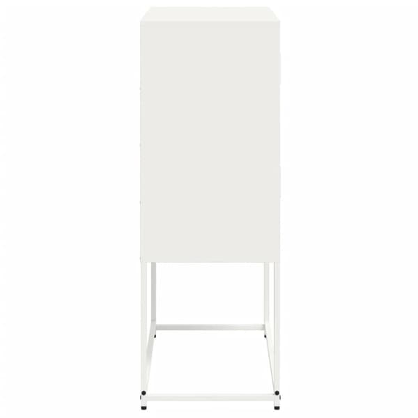 Skänk vit 68,5x38,5x107 cm stål