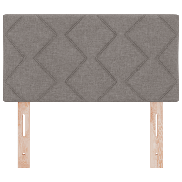 LED huvuddyna Taupe 80 cm tyg