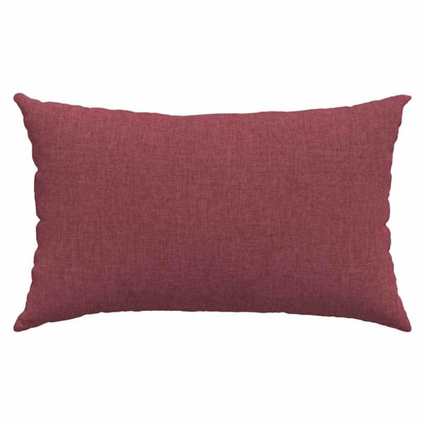 Sofakuddar 2 pcs Vinröd 50 x 30 cm tyg