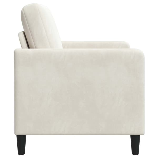 Soffa med förvaring Gräddvit 72 x 78 x 87 cm Polyester