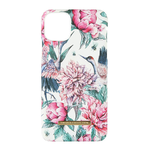 COLLECTION Mobilskal Soft Pink Crane iPhone 11 Pro Max