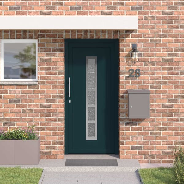 Framdörr Antracit 98 x 200 cm PVC