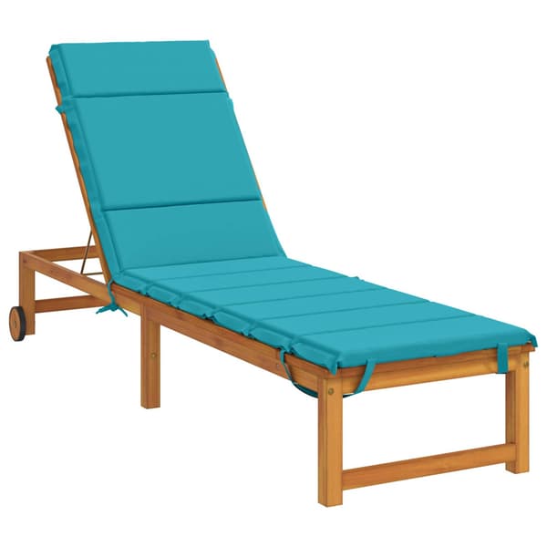 Solstol Kudde GEMERT 100% Polyester Turkos 200 x 55 x 3 cm