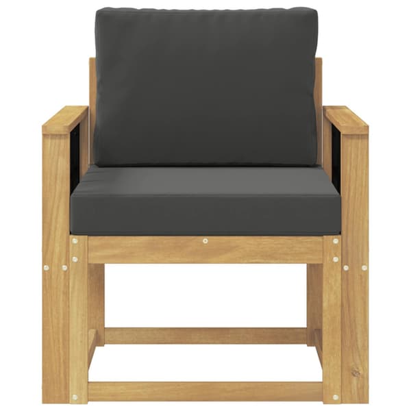 2 Stycke Utomhussoffset Polyester Vit och Antracit
