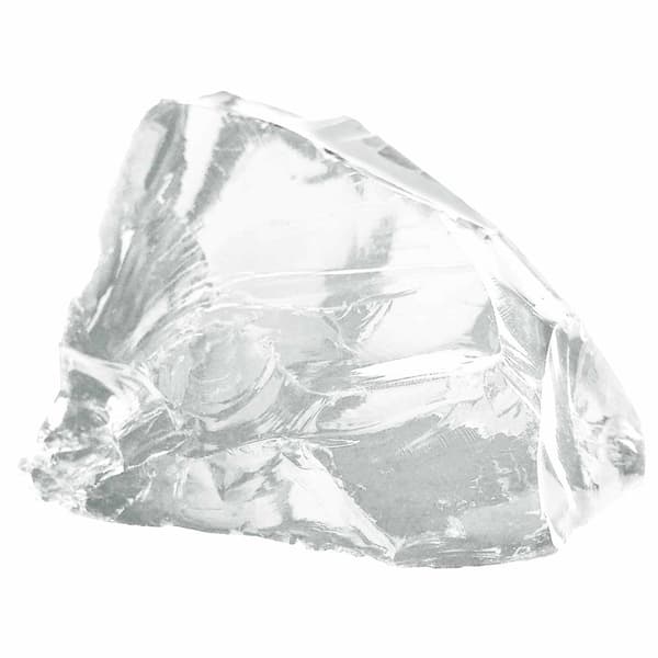 Trädgårdsstenar Vit 12 cm Glas