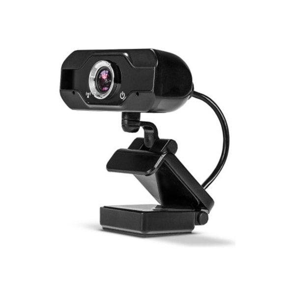 Lindy Full HD 1080p Webcam with Microphone - webbkamera Svart