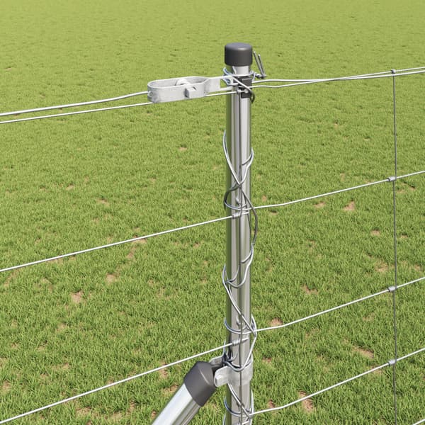 Stängselstolpe Galvaniserad 50 x 1,4 m Stål