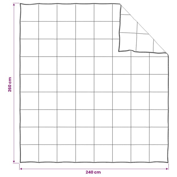 Sommar Duvet Vit 260 x 240 cm Bambu